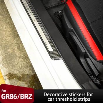 דלת המכונית אדן מגן עור מדבקת טויוטה GR86 ZN8 סובארו BRZ ZD8 המכונית Accessorie שומר מדבקות נגד שריטות