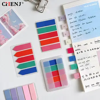 Kawaii Morandi צבע שקוף דביק הערות פסטר מדבקה יצירתי מחמד פנקס רשימות מדד סימניות נייר מכתבים הספר לציוד משרדי
