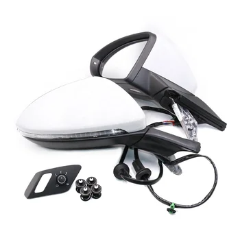עבור פולקסווגן גולף 7 MK7 VI מראה עם מכסה אוטומטי חשמלי מתקפל להחליף משקפיים 
