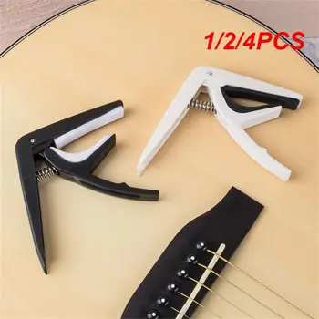 1/2/4PCS אוניברסלי הגיטרה קאפו ABS+מתכת שינוי מהיר מלחציים מפתח אקוסטית קלאסית גיטרה חשמלית חלקים ואביזרים