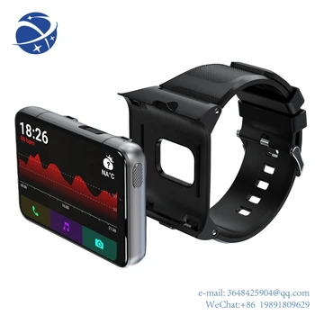 YYHC 2.88 אינץ מסך גדול שעון חכם MTK6761 4GB RAM 64GB ROM Wifi GPS טלפון אנדרואיד 9.0 4G Smartwatch S999