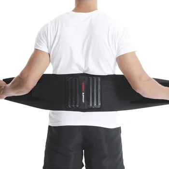 מתכוונן לנשימה המותני לאחור חגורת המותניים מאמן גוזם המותניים תמיכה עבור גברים, נשים, כרית המותני השדרה הרצועה.