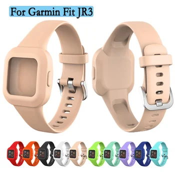 רצועת שעון על Garmin מתאים JR3 עמיד סיליקון רצועת צבע יחיד מתכוונן צמיד החלפה
