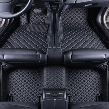 מנהג המכונית מחצלות על Haval Jolion 2021 עור רצפה עמיד שטיחים מלא מגן אביזרי רכב רגל שטיח עמיד למים