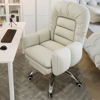 Kawaii לבן שולחן מחשב כורסה טרקלינים שכיבה בודדים יוקרה למנהלים הכיסא גיימר Cadeira אייפל ריהוט משרדי