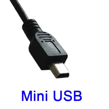 עמיד Dash Cam מטען לרכב ABS 2in1 Multi-פונקציה Micro USB-Mini USB Multi-פונקצית מתח תצוגה 12v - 24v