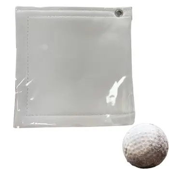 כדור גולף מנקה כיס כדור גולף כיס שקיות עם נגב נייד בכיס כדור כביסה כיס כדור גולף אחסון שקיות גולף מתנה.