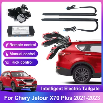רכב חשמלי מנגלים חכם חשמלי המטען נוהג לבעוט חיישן המכונית Accessori על Chery Jetour X70 בנוסף 2021+,הדלת האחורית ערכת כוח