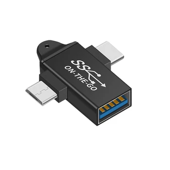 USB C ל-USB 3.0 OTG ממיר USB 2 1 סוג C מיקרו-מתאם OTG