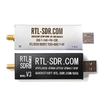 RTL2832U TCXO מקלט BiasT תוכנה מוגדרת רדיו 500KHz-1766MHz תדר