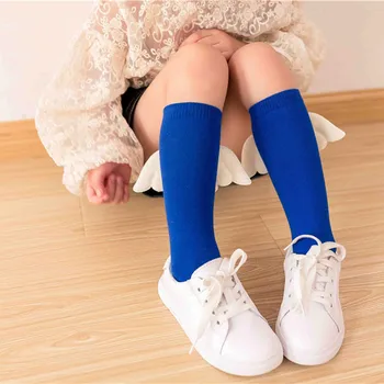 תינוק חדש נולד בנות גרביים מוצק לא עקב עיצוב חמוד ללא עצמות תפר Soild צבע לנשימה לילדים גרביים Chaussettes