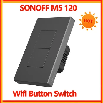 Sonoff SwitchMan M5 120 Wifi חכם כפתור מכני קיר מתג חכם שלט רחוק טיימר בורר באמצעות eWelink APP עובד עם R5