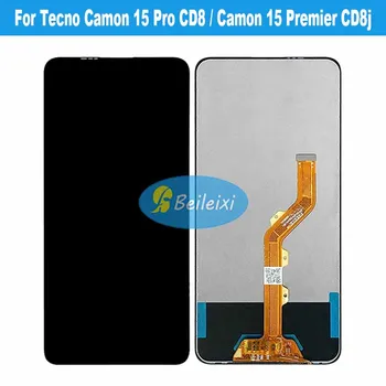 על Tecno Camon 15 Pro CD8 תצוגת LCD מסך מגע דיגיטלית הרכבה על Tecno Camon 15 רה 