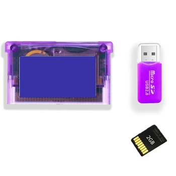 עמיד עבור GBA תעודות NDS-NDSL מחסנית 2GB המשחק גיבוי המכשיר עם USB סופר-כרטיס SD-כרטיס פלאש מתאם