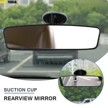 360°הפנים המראה מתכווננת כוס יניקה מכונית משאית האחורי מראה רחב זמן המראה האחורית אוניברסלי מדריך בטיחות
