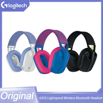 מקורי Logitech G435 המהירה כמהירות האור אלחוטית, אוזניות Bluetooth עם מיקרופון ספורט אלקטרוני משחקי מקלדת ועכבר להגדיר עבור המשחק Logi G435