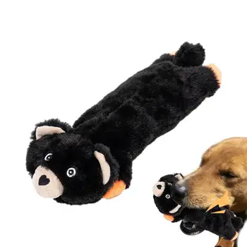 הכלב חיה צעצוע קטיפה רך המצפצף להתקמט כלב צעצוע אינטראקטיבי עמיד גור צעצועים מקסימה חיה עיצוב מצחיק זמן המשחקים.