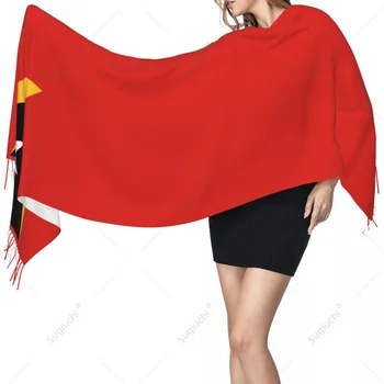 מזרח טימור דגל צעיף פשמינה חם צעיפי צעיף לעטוף את החיג ' אב האביב החורף תכליתי יוניסקס