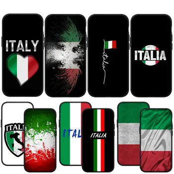איטליה איטליה הדגל הלאומי מעטפת רכה עבור iPhone 15 14 13 12 11 Pro Mini X XR XS מקס 7 8 פלוס + 15+ 14+ 15Plus טלפון הכיסוי Case