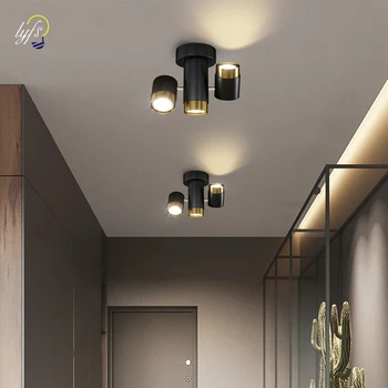 LED מנורת תקרה תאורת פנים חדר השינה חי במלתחה במעבר מטבח הזרקורים מודרני קישוט בית אורות התקרה