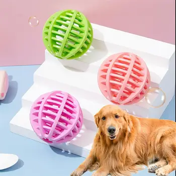 מצחיק צעצוע לכלבים גומי לכלב כדור כלבלב צעצועים לחיות מחמד גורים כלבים ניקוי שיניים חלול חטיף כדור צעצוע עבור מוצרים לחיות מחמד