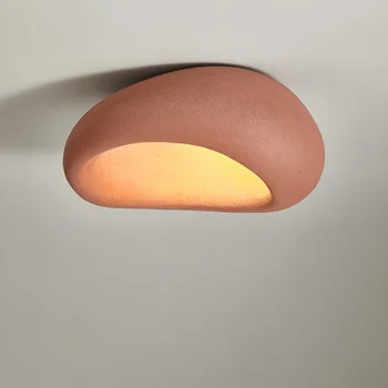 SANDYHA נורדי יצירתיות אבן עיצוב אור Led סגנון עבור חדר השינה לסלון עיצוב הבית מנורת תקרה מודרני מינימליסטי Fxture