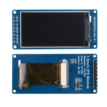 1.9 אינץ IPS מלא זווית מסך TFT LCD מסך תצוגה צבעונית מודול SPI טורית בהבחנה גבוהה 170x320 ST7789 IC