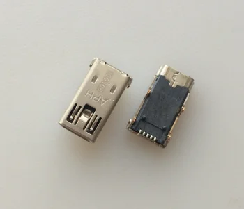 משלוח חינם עבור מחשב נייד למיני USB נקבה 5P תיקון מצופה זהב סיכת T-נמל tailplug מחבר
