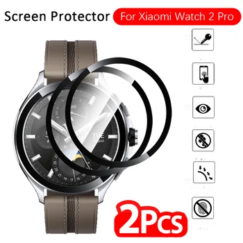 2Pcs רך מגן זכוכית עבור Xiaomi לצפות 2 Pro 9D מעוקל מגן מסך עבור Xiaomi לצפות 2Pro Watch2Pro Smartwatch סרטים