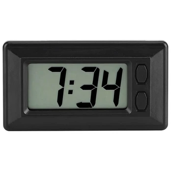 נייד שעון LCD דיגיטלי שולחן לוח המחוונים במכונית השולחן אלקטרוני שעון תאריך שעה תצוגת לוח השנה לוח המחוונים.