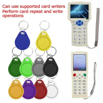 10pcs לכתיבה מחדש Keyfobs RFID שיבוט כרטיס כרטיס NFC Tag בקרת גישה המפתח