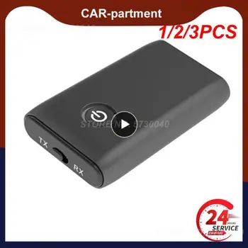 1/2/3PCS 1 אלחוטית Bluetooth תואם-5.0 משדר מקלט Chargable לטלוויזיה מחשב רמקול 3.5 מ 