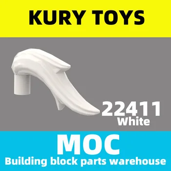 Kury צעצועי DIY MOC על 22411 10pcs בניין חלקים פלומת נוצות זנב סוס