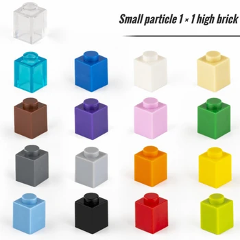 100pcs קטנים חלקיקים 3005 גבוהה לבנים 1x1 בניין חלקי DIY רחובות תואם עם מתנה יצירתית טירת צעצועים.
