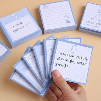 320 דפים Kawaii חמוד כרטיסיות דביקות ההערות בפנקס נייר ממו כריות סדינים פנקס רשימות נייח במשרד Note Pad