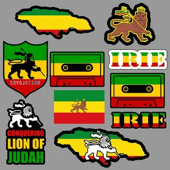 עבור אריה יהודה המדבקה מדבקה חבילה/הרבה ראסטה Rastafari ג ' מייקה רגאיי 420 להחליק
