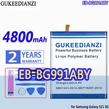 קיבולת גבוהה GUKEEDIANZI סוללה 4800mAh/5800mAh עבור Samsung Galaxy S21 Ultra/פלוס/5G SM-G991B/DS G991U S21Ultra S21Plus S21+