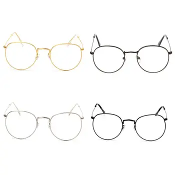 בציר גברים, נשים, משקפיים במסגרת עגולה ברור מלאה עבור Rim משקפיים משקפי לבחור