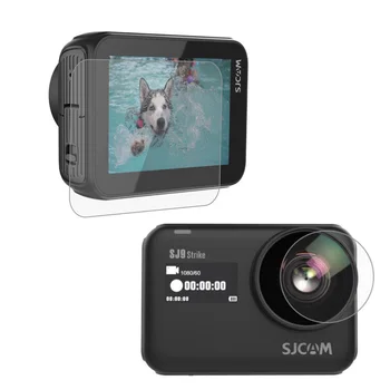 LCD Diaplay סרט מגן מסך עדשת זכוכית מגן כיסוי הגנת על SJCAM סדרה SJ9 שביתה/ מקס 4K פעולה ספורט מצלמה