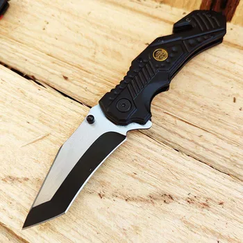 Ztech הגנה עצמית קיפול להב הסכין חיצונית הצבאי השירות מקפלים טקטי סכינים חילוץ סכינים EDC
