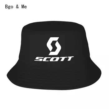סקוט הדפסה דלי כובע כפול, בצד הפיך בוב כובעי כותנה מתקפל יוניסקס דייג כובע נסיעות קרם הגנה