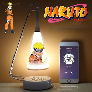 נארוטו סאסקה Bluetooth Smart Led מנורת שולחן אורות ספר מנורת הקריאה רוח המנורה הרמקול מוזיקה מרגיעה הרפיה לנוח, לישון.