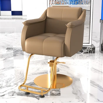 אסתטי המסתובב הספר כסאות משענת הזהב מקצועית והשתלמויות כיסאות סטיילינג Sandalye ספרות רהיטים MQ50BC