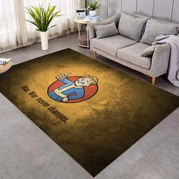 משחק קרינה מודפס שטיח מקורה החלקה שטיח הרצפה המשחק מחצלת יצירתי ללבוש עמיד רך נוח קישוט החדר