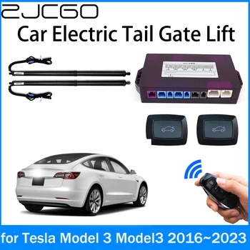 ZJCGO חשמל רכב המטען החשמלי יניקה מנגלים חכם הזנב השער להרים בגאווה על טסלה מודל 3 Model3 2016~2023