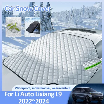 עבור Li אוטומטי Lixiang L9 2022 2023 2024 המכונית בחורף שלג מכסה אנטי-כפור שמשות מגן קרח Protecti אוטומטי חיצוני אביזרים