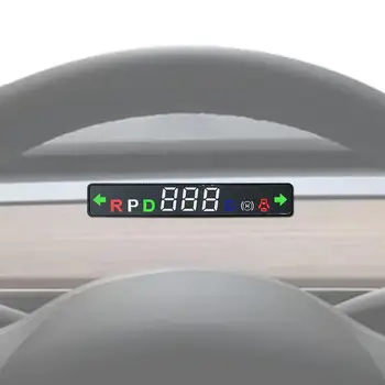 אוניברסלי לרכב חכם האד תצוגת LED Mini תצוגה עילית על מודל Y/3 השמשה מד המהירות מציג את מהירות גלגל הילוכים