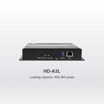 Huidu אסינכרוני לשלוח קופסא HD-A3L להוסיף 4G מצב LED תצוגת וידאו