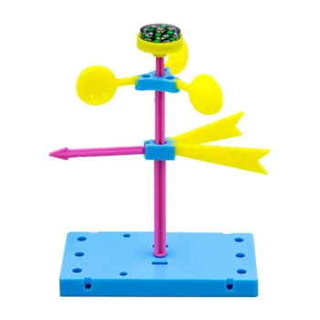 רוח שבשבת צעצוע פלסטיק דגם ערכות צעצוע DIY חינוכי מדע Dropship