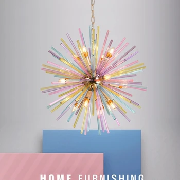 שן הארי תלויות מנורות על התקרה אישית אופנה אורות תליון מודרני יצירתי, צבעוני נברשת בדירה בחדר של הילד